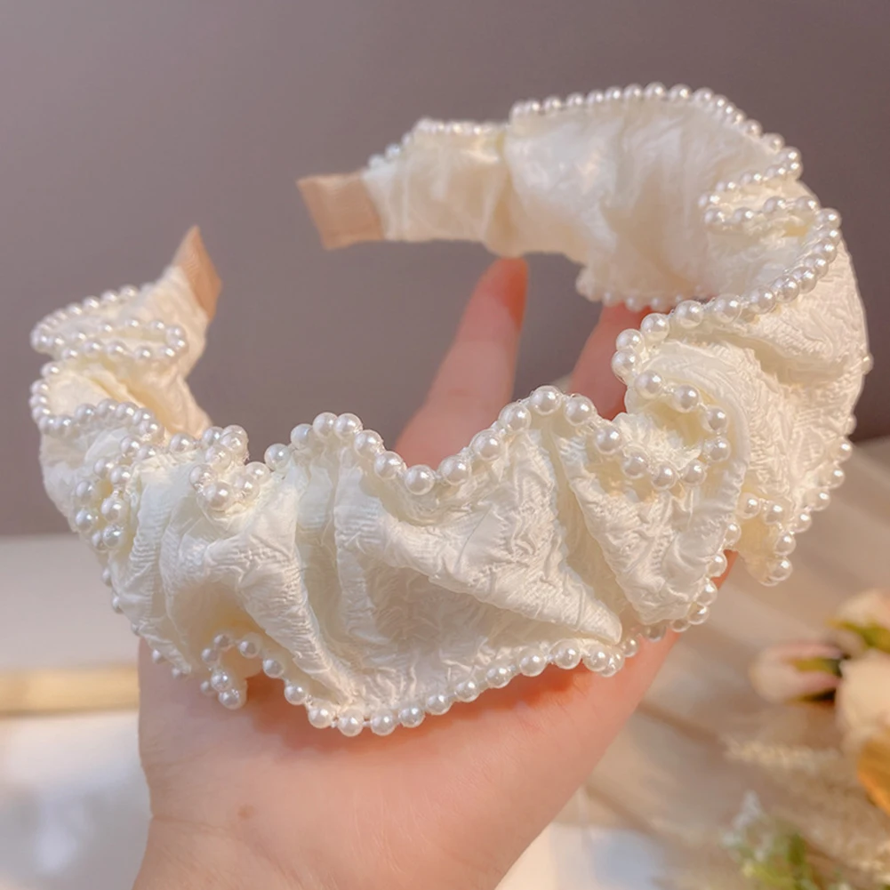 New Women Pearls Hair Bands Elegant Sweet Headband Simple Hair Hoop Head Band Korean Handmade Bowknot Hair Accessories Gift
New Women Pearls Hair Bands Elegant Sweet Headband Simple Hair Hoop Head Band Korean Handmade Bowknot Hair Accessories Gift