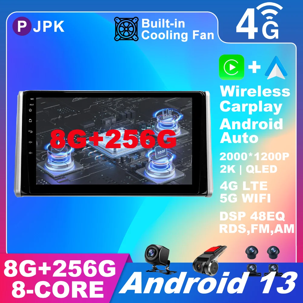 Автомобильный радиоприемник 10,1 дюйма, Android 13, для Toyota RAV4 RAV 4 XA50 2018-2020, GPS, Wi-Fi, 2DIN, AHD, RDS, мультимедийный DSP видео
Автомобильный радиоприемник 10,1 дюйма, Android 13, для Toyota RAV4 RAV 4 XA50 2018-2020, GPS, Wi-Fi, 2DIN, AHD, RDS, мультимедийный DSP видео