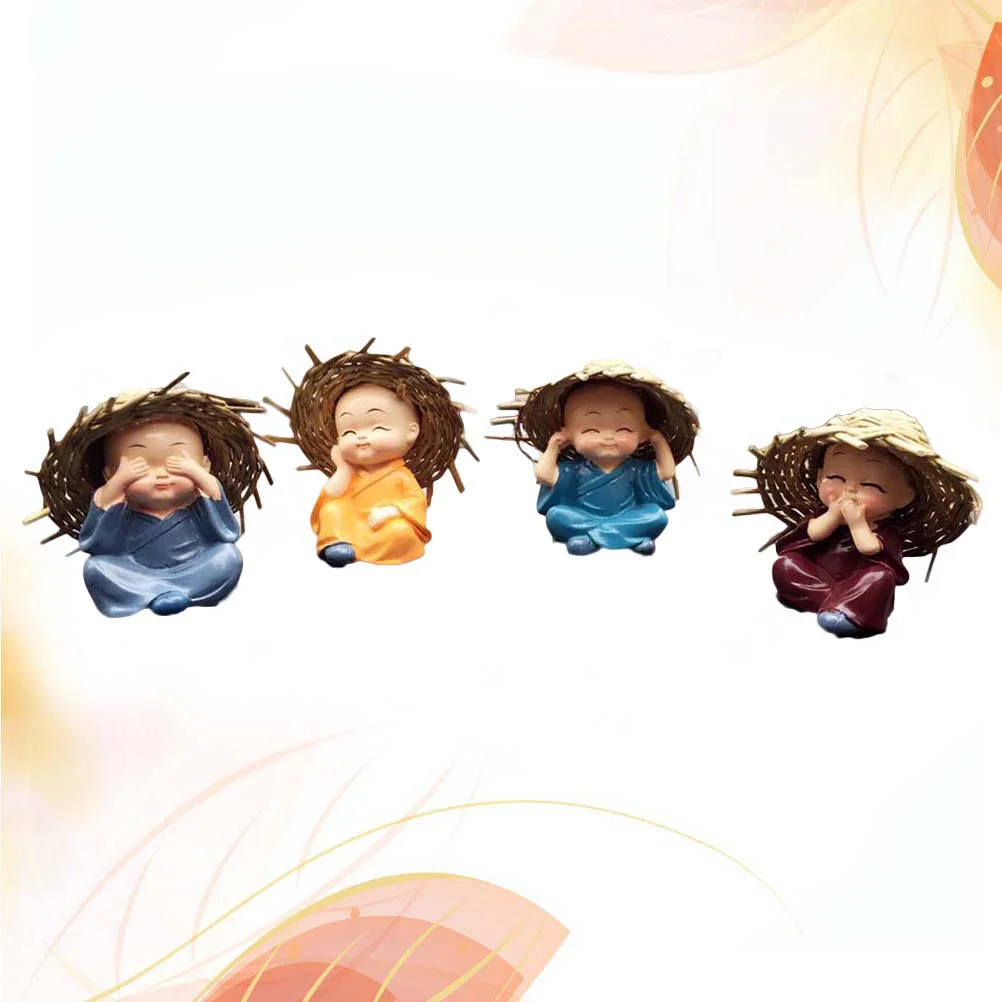 4 in 1 Hat Monk Car Dashboard Ornaments Tabletop Decorations for Restaurant Living Room Car Home 
4 in 1 Hat Monk Car Dashboard Ornaments Tabletop Decorations for Restaurant Living Room Car Home