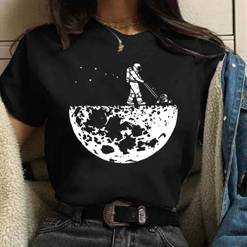 New Moon Astronaut Print T-shirts Fashion Top TShirt Female Cartoon Graphic Women Summer Short Sleeve T Shirts Tees Tops
New Moon Astronaut Print T-shirts Fashion Top TShirt Female Cartoon Graphic Women Summer Short Sleeve T Shirts Tees Tops