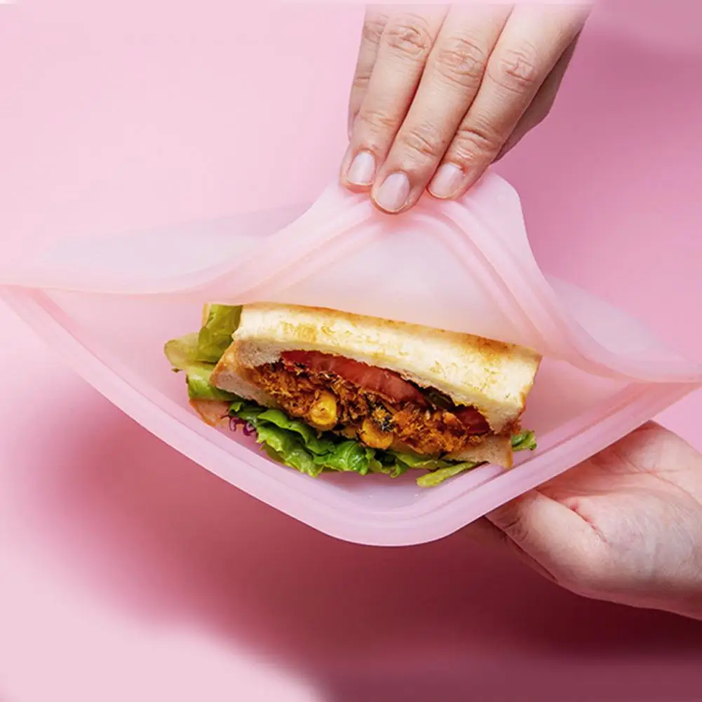 Practical Food Container Bag Large Capacity Portable Sandwich Snack Sealed Bag Lightweight Food Seal Bag Kitchen Supplies 
Practical Food Container Bag Large Capacity Portable Sandwich Snack Sealed Bag Lightweight Food Seal Bag Kitchen Supplies