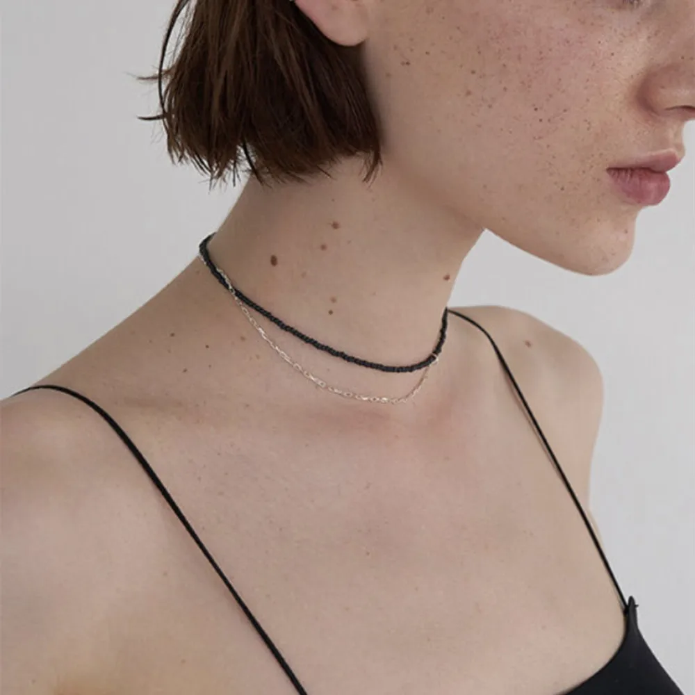 Fashion Brand Simple Black Beads Short Necklace For Women Crystal Strand Choker Necklaces Bijoux Femme Ladies Party Jewelry 2023
Fashion Brand Simple Black Beads Short Necklace For Women Crystal Strand Choker Necklaces Bijoux Femme Ladies Party Jewelry 2023