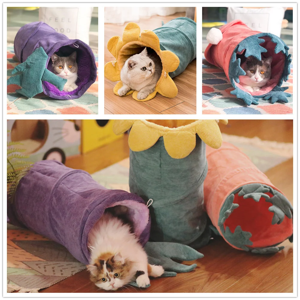 Collapsible Vegetable Shaped Cat Toys Interactive Cats Tunnel Winter Warm Tube Bed Interesting For Cat Games Velvet Pet Supplies
Collapsible Vegetable Shaped Cat Toys Interactive Cats Tunnel Winter Warm Tube Bed Interesting For Cat Games Velvet Pet Supplies