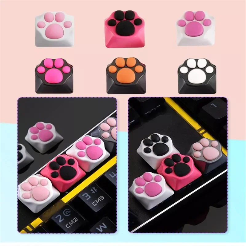 1Pcs Personality Customized ABS Silicone Kitty Paw Artisan Cat- Paws Pad Keyboard keyCaps for Cherry MX Switches
1Pcs Personality Customized ABS Silicone Kitty Paw Artisan Cat- Paws Pad Keyboard keyCaps for Cherry MX Switches