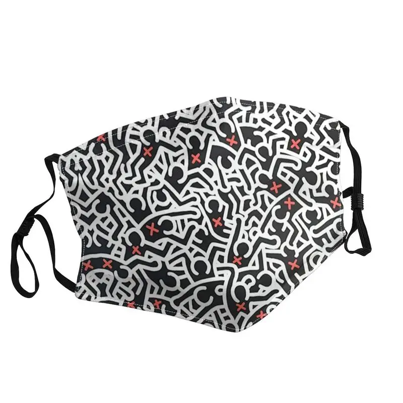 Germanposters Haring Mask Anti Dust Breathable Geometric Abstract Graffiti Face Mask Protection Adult Respirator Mouth Muffle
Germanposters Haring Mask Anti Dust Breathable Geometric Abstract Graffiti Face Mask Protection Adult Respirator Mouth Muffle