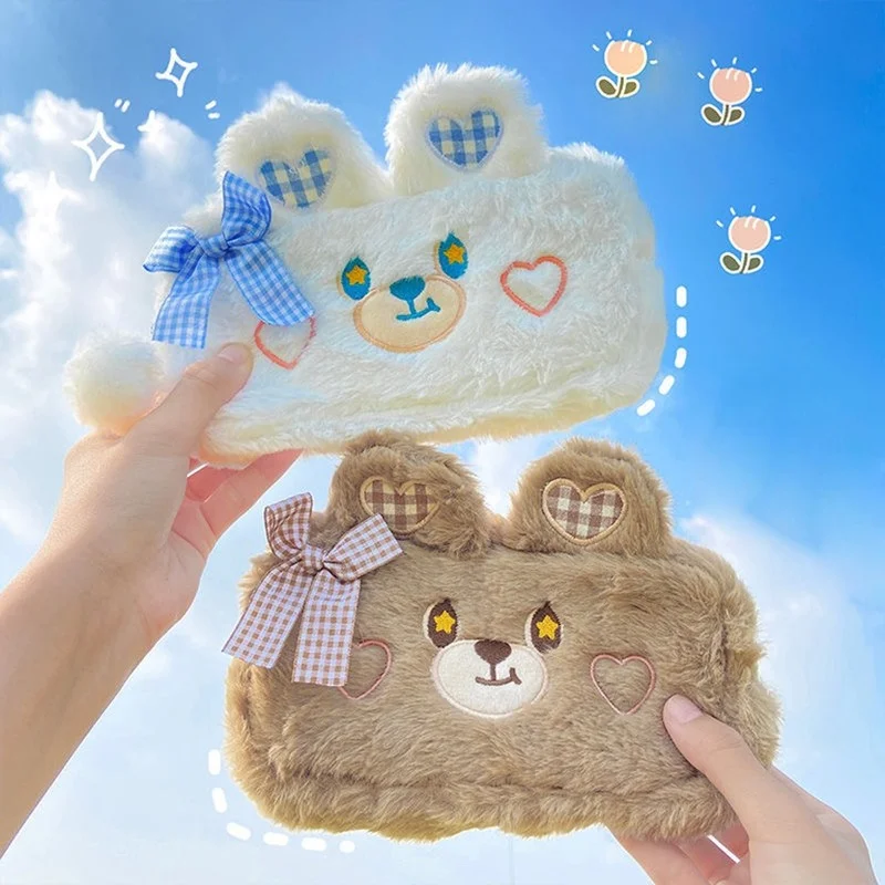 Kawaii Storage Trousse Scolaire Cosmetic Bag Pencil Cases Papeleria Estuche Escolar Girls School Stationery Fluffy Pen Case Sac
Kawaii Storage Trousse Scolaire Cosmetic Bag Pencil Cases Papeleria Estuche Escolar Girls School Stationery Fluffy Pen Case Sac