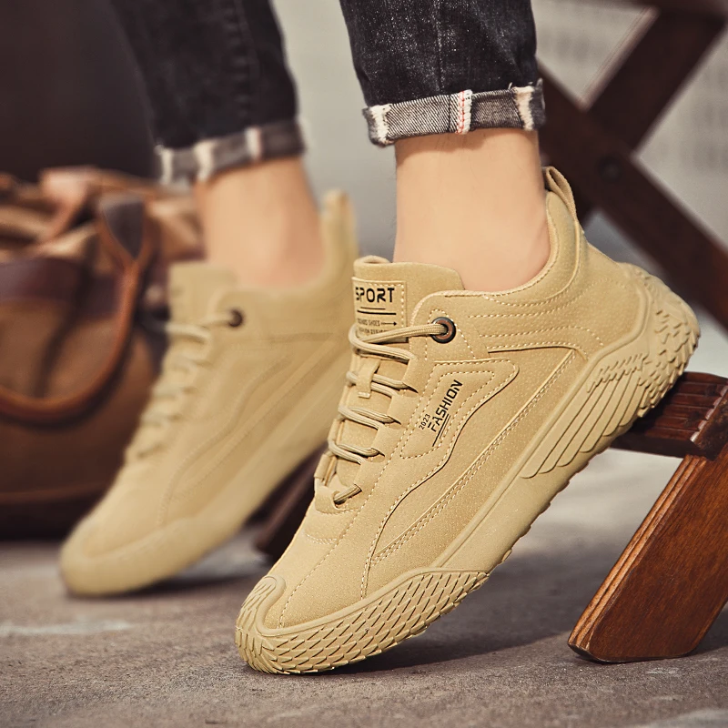 Ankle Boots Men's Casual Shoes Platform Sports Shoes Leather Shoes Fashion Round Toe Return To The Ancients Low-top Non-slip
Ankle Boots Men's Casual Shoes Platform Sports Shoes Leather Shoes Fashion Round Toe Return To The Ancients Low-top Non-slip