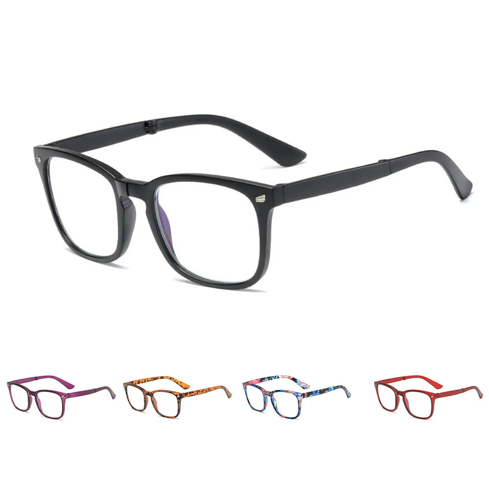 

Folding Multi-Focus Reading Glass Portable Anti Blue Light Presbyopic Glasses Hyperopia Eyeglasses +1.00D to +4.00D Newly