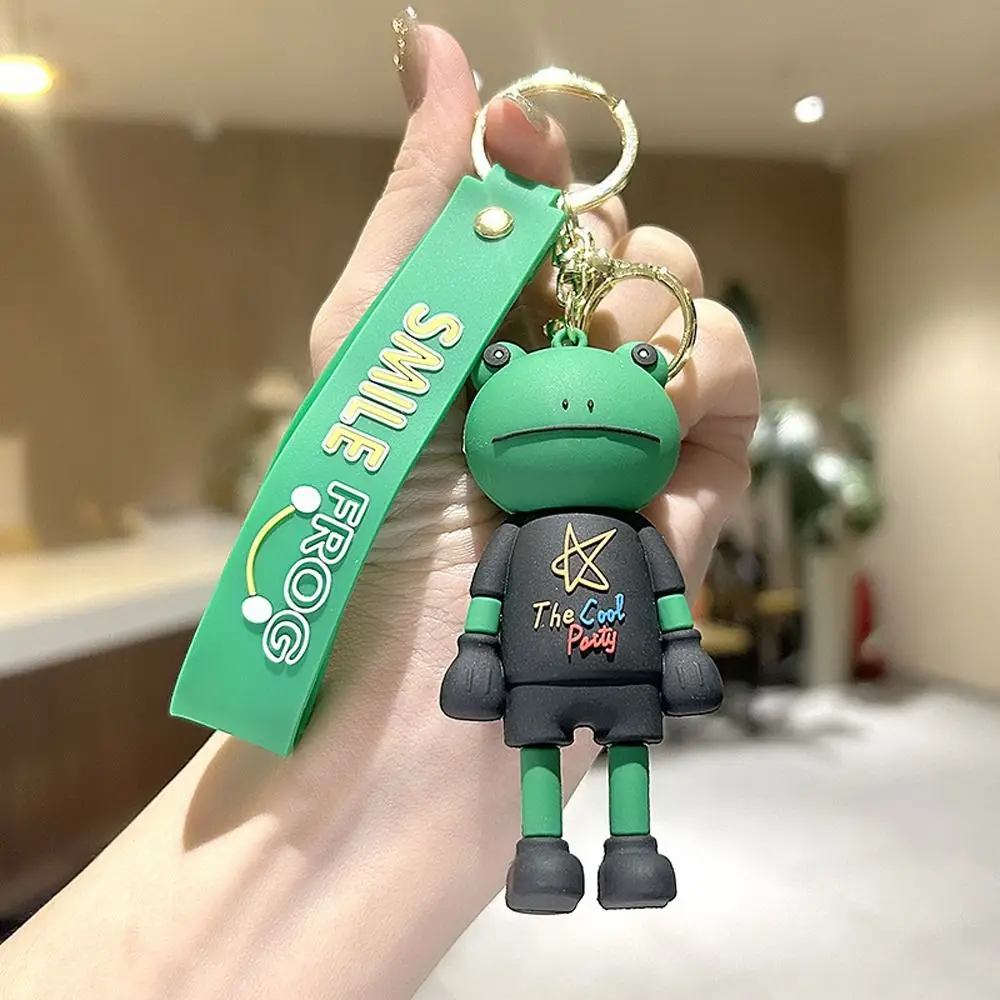 Gift Silicone Smiling Face Alloy Standing Frog Cartoon Bag Pendant Korean Style Key Chain Girls Key Chain Car Key Ring
Gift Silicone Smiling Face Alloy Standing Frog Cartoon Bag Pendant Korean Style Key Chain Girls Key Chain Car Key Ring