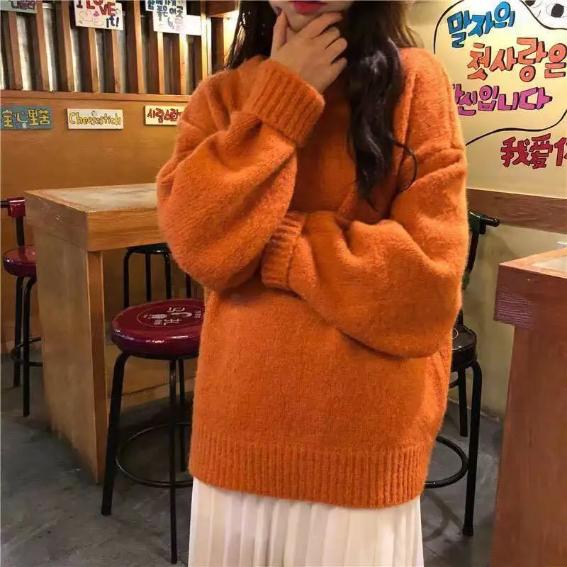 Women Tops Autumn Winter Fashion Solid Color O Neck Pullover Knitted Sweater Long Sleeve Jumper Casual Women's Clothing 66HP
Women Tops Autumn Winter Fashion Solid Color O Neck Pullover Knitted Sweater Long Sleeve Jumper Casual Women's Clothing 66HP