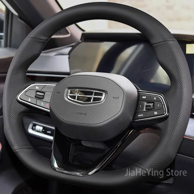 Чехол для руля Geely COOLRAY & BINRAY 2022 2023, кожаные аксессуары для интерьера ручной работы
Чехол для руля Geely COOLRAY & BINRAY 2022 2023, кожаные аксессуары для интерьера ручной работы
