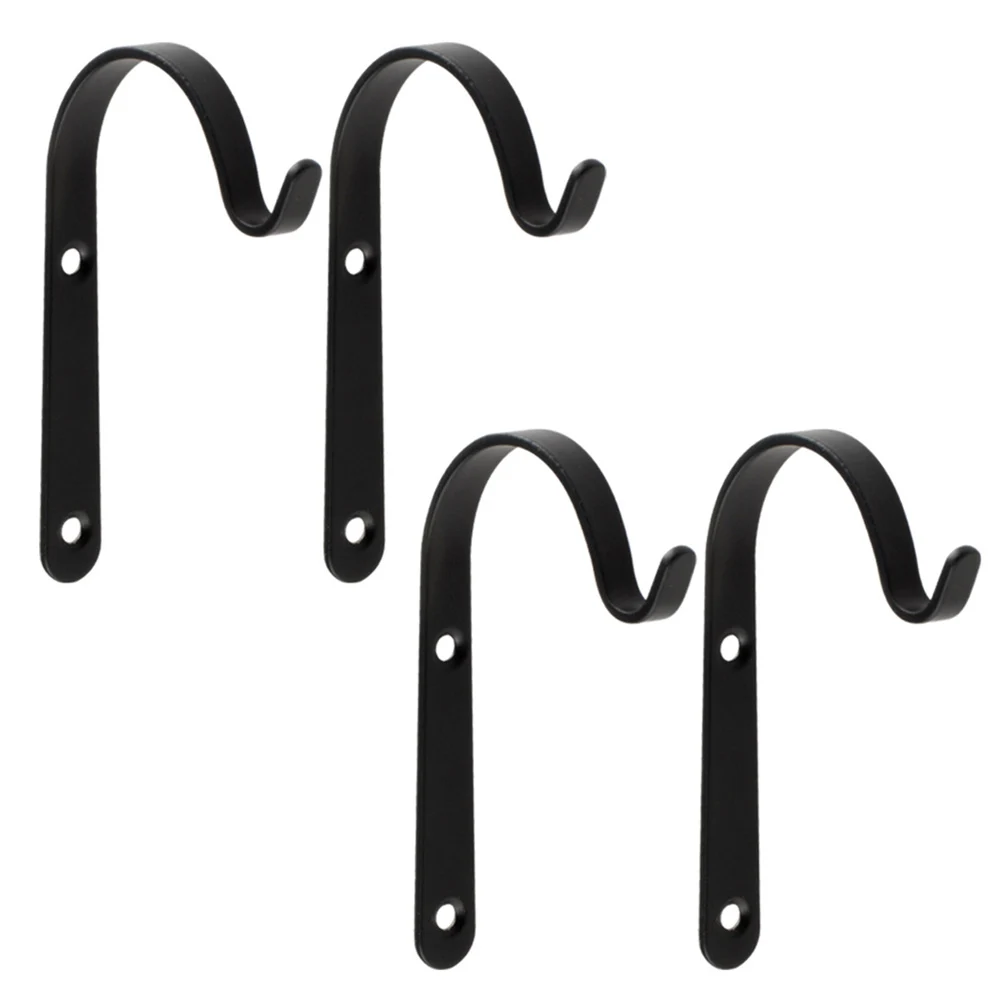 Curved Hook Plant Bracket Garden Decoration 70mmx42mmx9mm Black White Iron Material For Flower Pot Bird Feeder
Curved Hook Plant Bracket Garden Decoration 70mmx42mmx9mm Black White Iron Material For Flower Pot Bird Feeder