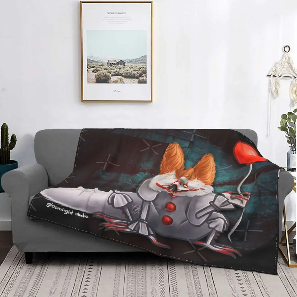 Pennywise Lothcat-Manta a quadros para cama, cubrecзам Kawaii, colcha de verano
Pennywise Lothcat-Manta a quadros para cama, cubrecзам Kawaii, colcha de verano