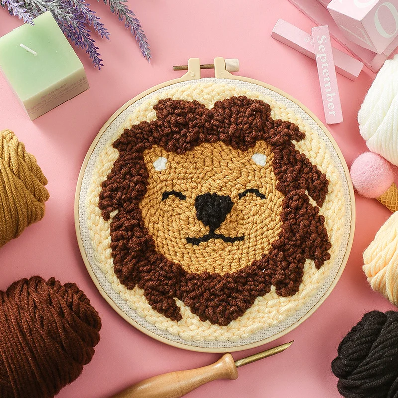 Embroidery Diy Material Package Creative Cartoon Lion Embroidery Home Accessories Ornaments Homemade Gifts Decoration Paintings
Embroidery Diy Material Package Creative Cartoon Lion Embroidery Home Accessories Ornaments Homemade Gifts Decoration Paintings