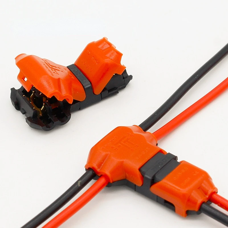 5pcs 2 Pin 2 Way dc/ac 300v 10a Universal Compact Wire Wiring Connector T SHAPE Conductor Terminal Block With Lever AWG 18-24
5pcs 2 Pin 2 Way dc/ac 300v 10a Universal Compact Wire Wiring Connector T SHAPE Conductor Terminal Block With Lever AWG 18-24