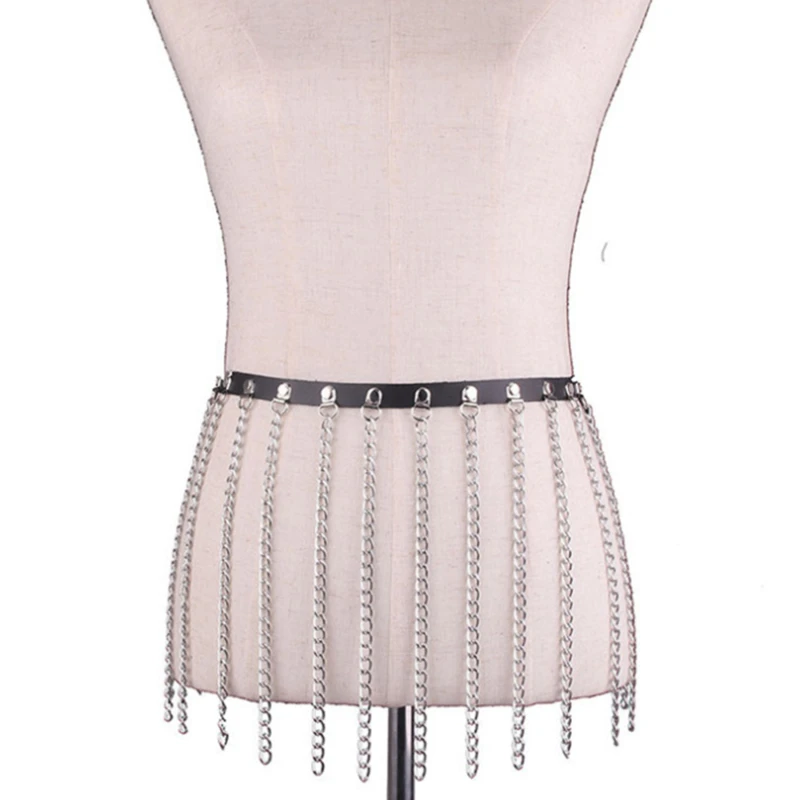 Streetwear Punk PU Leather Tassel Belts Women Clear Black Fashion Gothic Metal Chain High Waist Belts Female
Streetwear Punk PU Leather Tassel Belts Women Clear Black Fashion Gothic Metal Chain High Waist Belts Female