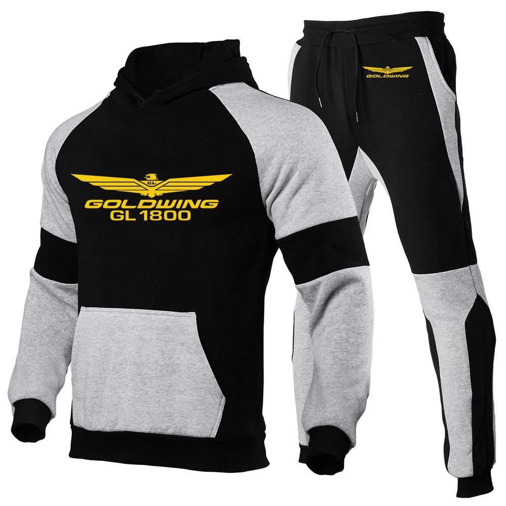 GOLDWING GL1800 2021 Men New Autumn Winter Suit Hoodie + Pant Sportswear Pure Color Printed Pullover Sweatshirt Sport Streetwear
GOLDWING GL1800 2021 Men New Autumn Winter Suit Hoodie + Pant Sportswear Pure Color Printed Pullover Sweatshirt Sport Streetwear
