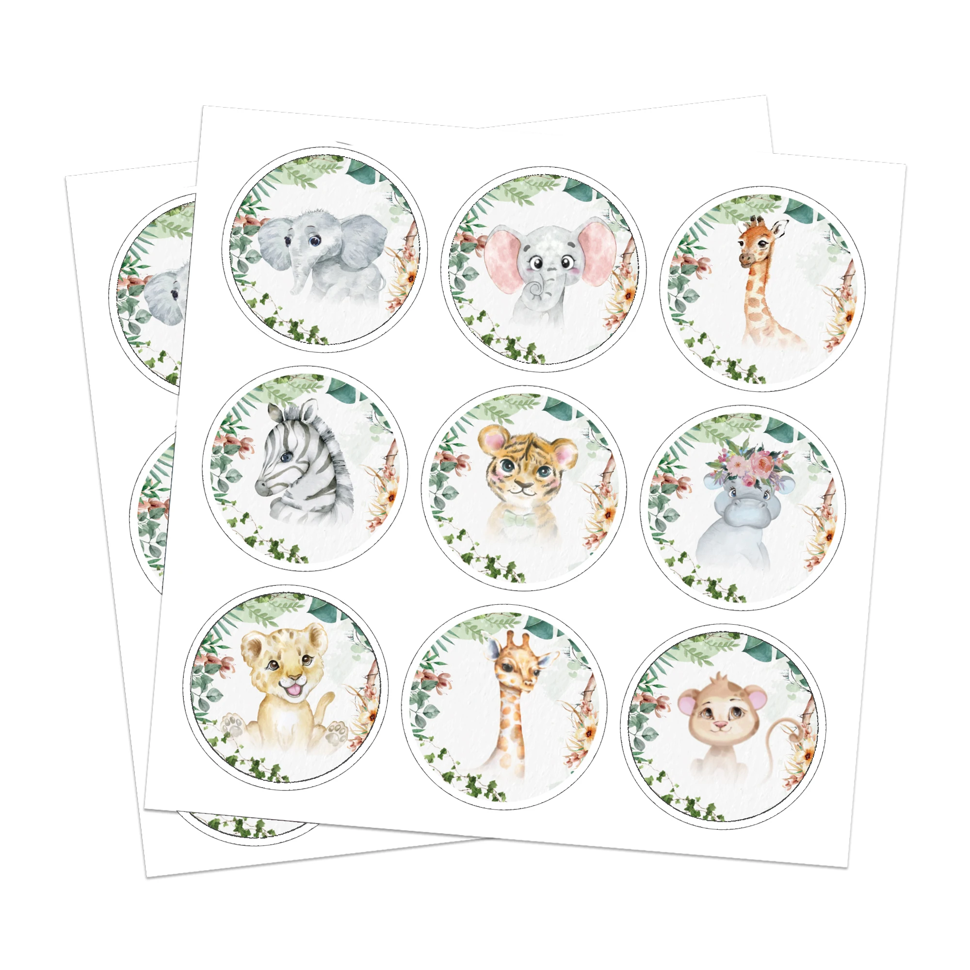 KK172 180pcs Kawaii Cartoon Jungle Animal Birthday Party Stickers Gift Bags Sealing Label Baking Souvenir Wrapping Decorations 
KK172 180pcs Kawaii Cartoon Jungle Animal Birthday Party Stickers Gift Bags Sealing Label Baking Souvenir Wrapping Decorations