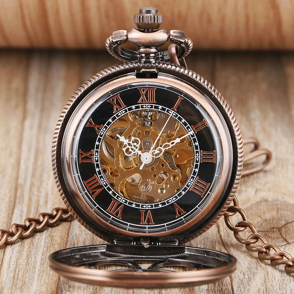 Openwork Flower Case Mechanical Pocket Watch Clock Retro Rose Gold Pendant Pocket Watch Automatic Mechanical Roman Numerals Dial
Openwork Flower Case Mechanical Pocket Watch Clock Retro Rose Gold Pendant Pocket Watch Automatic Mechanical Roman Numerals Dial