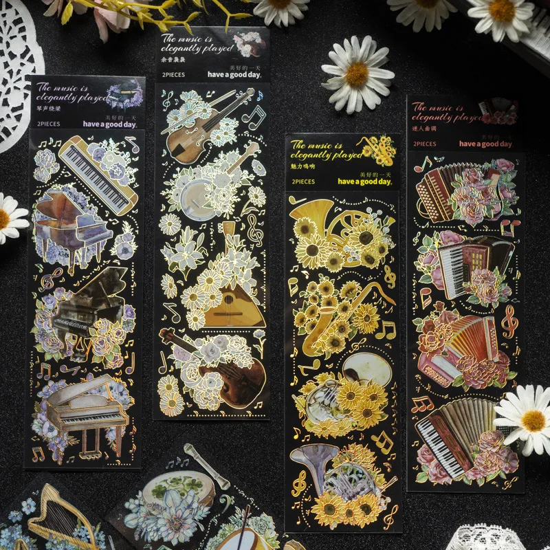 2pcs/lot Kawaii Stationery Stickers fine music and elegant music DIY Junk Journal Paper stickers Planner Decorative Mobile
2pcs/lot Kawaii Stationery Stickers fine music and elegant music DIY Junk Journal Paper stickers Planner Decorative Mobile