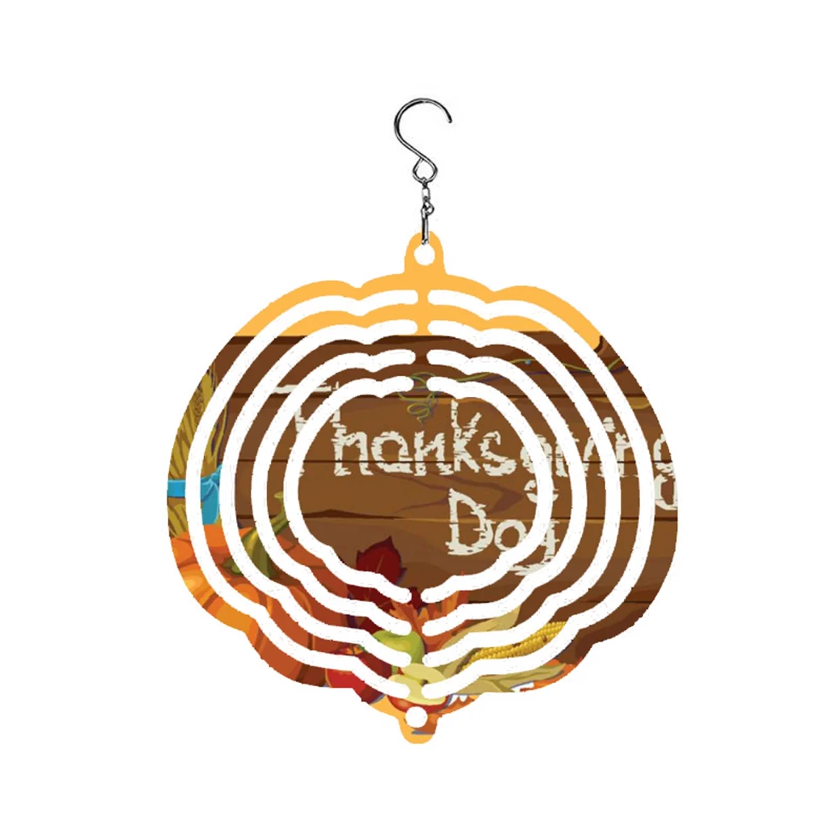 Thanksgiving Series Wind Power White Coated Aluminum Plate Double-Sided Printing Heat Transfer Wind Chime Turntable
Thanksgiving Series Wind Power White Coated Aluminum Plate Double-Sided Printing Heat Transfer Wind Chime Turntable