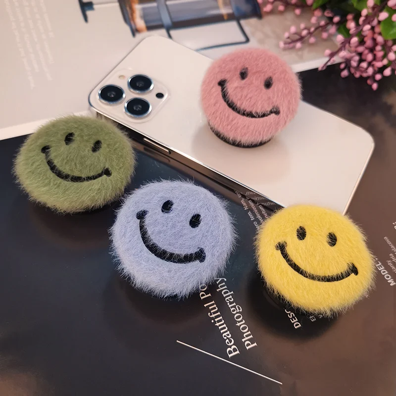 Phone Stand Car Phone Holder Round Sticker Iron Sheet for Mobile Tablet Magnet Disk Desk Car Stand Plush Smiley Face Folding
Phone Stand Car Phone Holder Round Sticker Iron Sheet for Mobile Tablet Magnet Disk Desk Car Stand Plush Smiley Face Folding