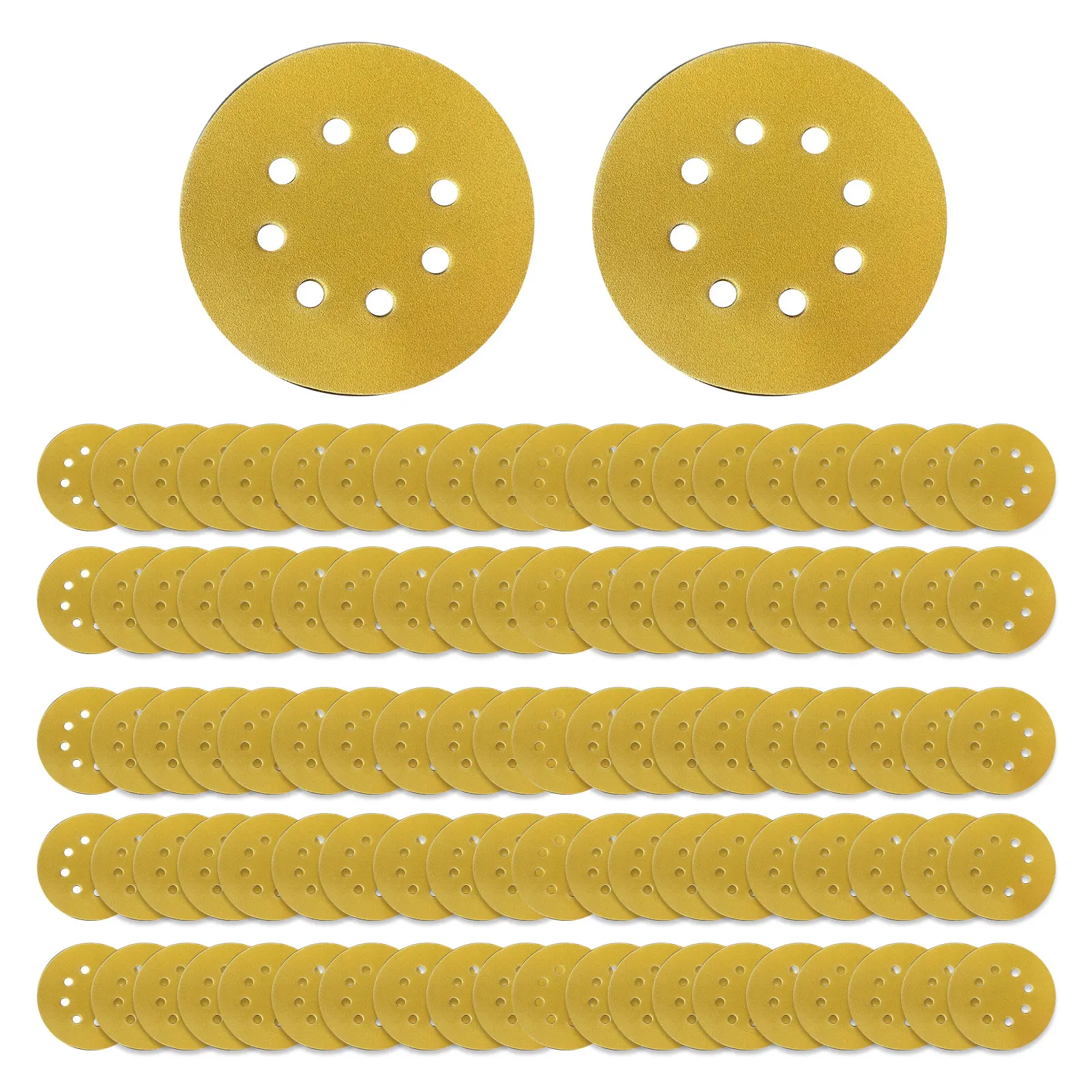 100pcs 5 Inch Obital Sandpaper Grinding 60 Grit Sanding Disc Easy Install Professional Polishing 8 Hole Hook And Loop For Wood
100pcs 5 Inch Obital Sandpaper Grinding 60 Grit Sanding Disc Easy Install Professional Polishing 8 Hole Hook And Loop For Wood