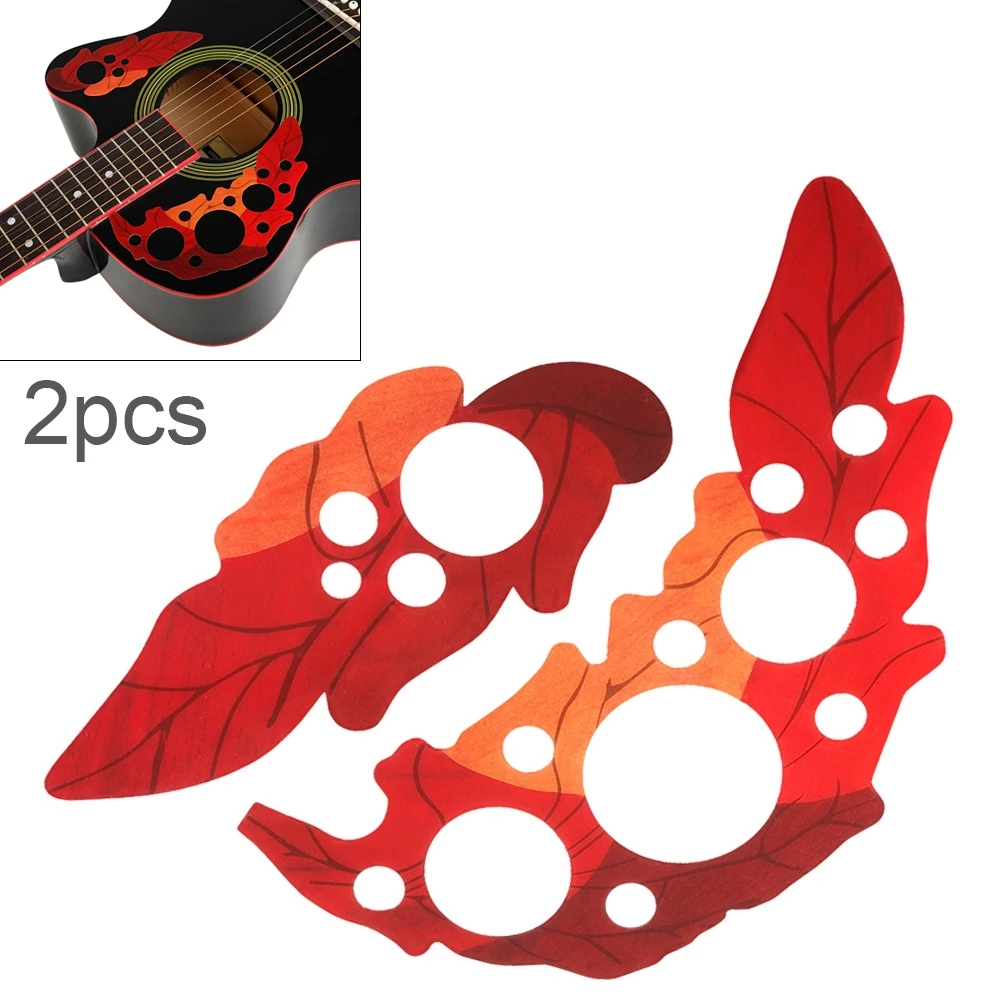 2pcs 41 Inch Acoustic Guitar Hole Pickguard Sticker Red Grape Leaf Self Adhesive Guitar Pick Guard Decal Guitarra Accessories 
2pcs 41 Inch Acoustic Guitar Hole Pickguard Sticker Red Grape Leaf Self Adhesive Guitar Pick Guard Decal Guitarra Accessories