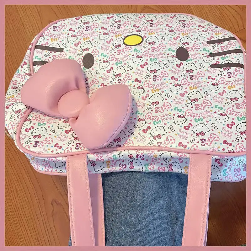 Милый Sanrio Hellokitty японская Милая Пряная девушка из ПУ большой емкости дорожная сумка Loli мягкая школьная сумка для девочек
Милый Sanrio Hellokitty японская Милая Пряная девушка из ПУ большой емкости дорожная сумка Loli мягкая школьная сумка для девочек
