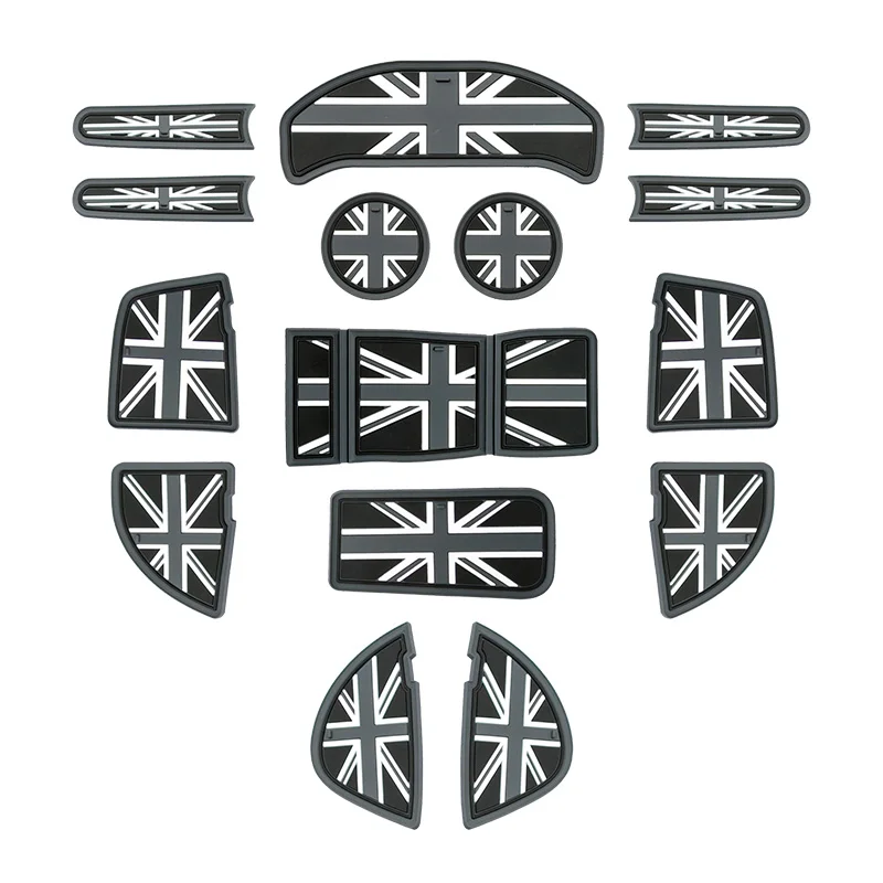 Car Rubber Water Cup Sticker Gate Slot Pad Door Groove Mat Set for Mini Cooper New Clubman F54 6-Doors 2015 2016 2017 Styling
Car Rubber Water Cup Sticker Gate Slot Pad Door Groove Mat Set for Mini Cooper New Clubman F54 6-Doors 2015 2016 2017 Styling