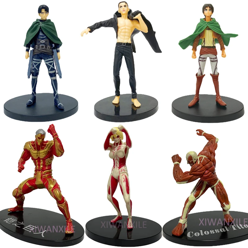 18cm Attack on Titan Eren Jaeger Anime Figure Shingeki no Kyojin Levi Ackerman Action Figure The Armored Titan Figurine Doll Toy
18cm Attack on Titan Eren Jaeger Anime Figure Shingeki no Kyojin Levi Ackerman Action Figure The Armored Titan Figurine Doll Toy