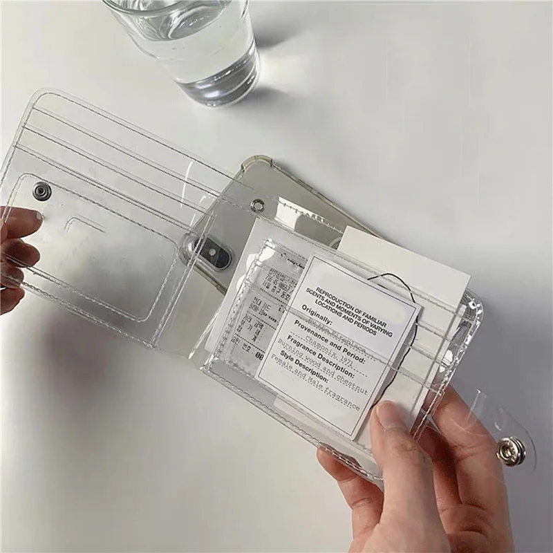 Transparent Waterproof Small Credit Card Purse Business ID Mini Photo Card Holder Pouch for Gift Fashion Girls Card Wallet
Transparent Waterproof Small Credit Card Purse Business ID Mini Photo Card Holder Pouch for Gift Fashion Girls Card Wallet