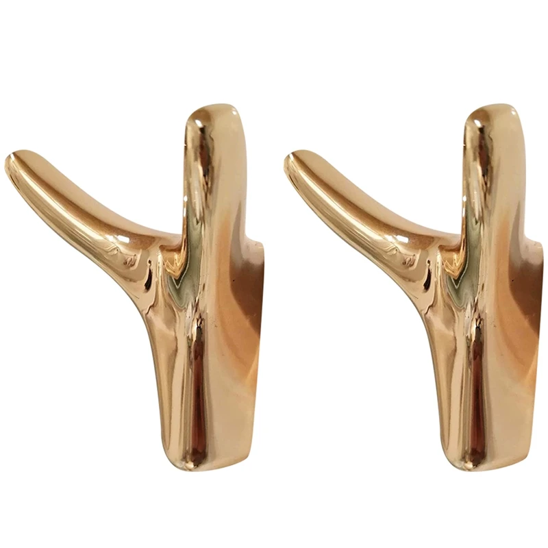 Gold Horn Coat Hooks Wall Mounted Large Load 40Lb Coat Hooks Heavy Duty Metal Double Wall Hooks, 2Set
Gold Horn Coat Hooks Wall Mounted Large Load 40Lb Coat Hooks Heavy Duty Metal Double Wall Hooks, 2Set