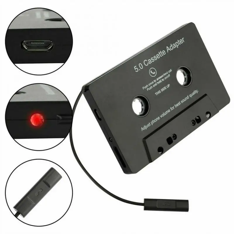 1 шт., Универсальная Портативная аудиокассета с кнопкой управления Mp3/sbc/стерео Bluetooth 5,0
1 шт., Универсальная Портативная аудиокассета с кнопкой управления Mp3/sbc/стерео Bluetooth 5,0