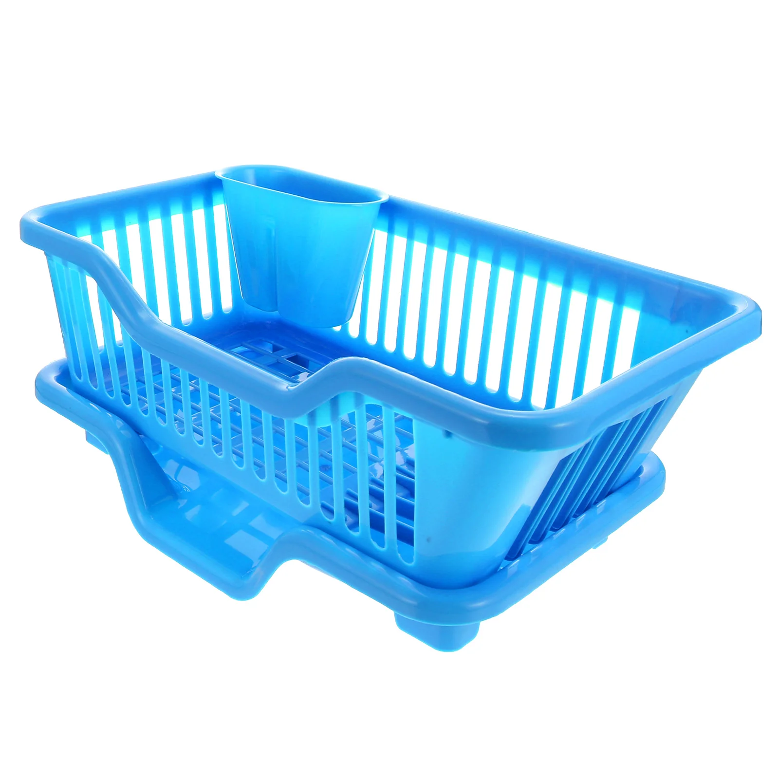 

Kitchen Shelf Plastic Dish Drainer Plate Basket Storage Simple Style Bowl Draining Dishware Stainless Steel Shelves