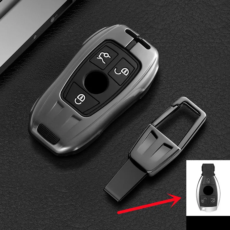 Sports Car Model Alloy Remote Key Case Cover For Benz A B C E S Class CLS CLA GLK SLK W203 W204 W205 W210 AMG Car Accessories
Sports Car Model Alloy Remote Key Case Cover For Benz A B C E S Class CLS CLA GLK SLK W203 W204 W205 W210 AMG Car Accessories
