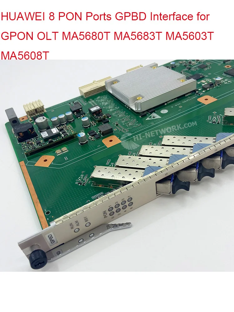 Плата интерфейса GPBD, 8 портов PON, материнская плата с модулем Class C +/C ++/ B + SFP для HUAWEI GPON OLT MA5608T MA5680T MA5683T MA5603T
Плата интерфейса GPBD, 8 портов PON, материнская плата с модулем Class C +/C ++/ B + SFP для HUAWEI GPON OLT MA5608T MA5680T MA5683T MA5603T