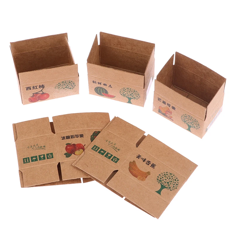 1:12 Dollhouse Mini Cardboard Box Fruit and Vegetable Box Miniature Storage Carton Dollhouse Store Furniture DIY Decor Props
1:12 Dollhouse Mini Cardboard Box Fruit and Vegetable Box Miniature Storage Carton Dollhouse Store Furniture DIY Decor Props