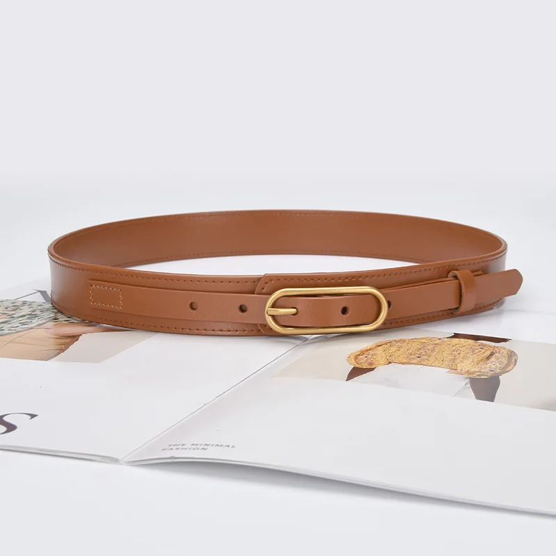 Women's Leather Belt Korean Fashion Versatile Waist Cover Autumn and Winter Matching with Trench Coat Down Jacket DecorativeBelt
Women's Leather Belt Korean Fashion Versatile Waist Cover Autumn and Winter Matching with Trench Coat Down Jacket DecorativeBelt