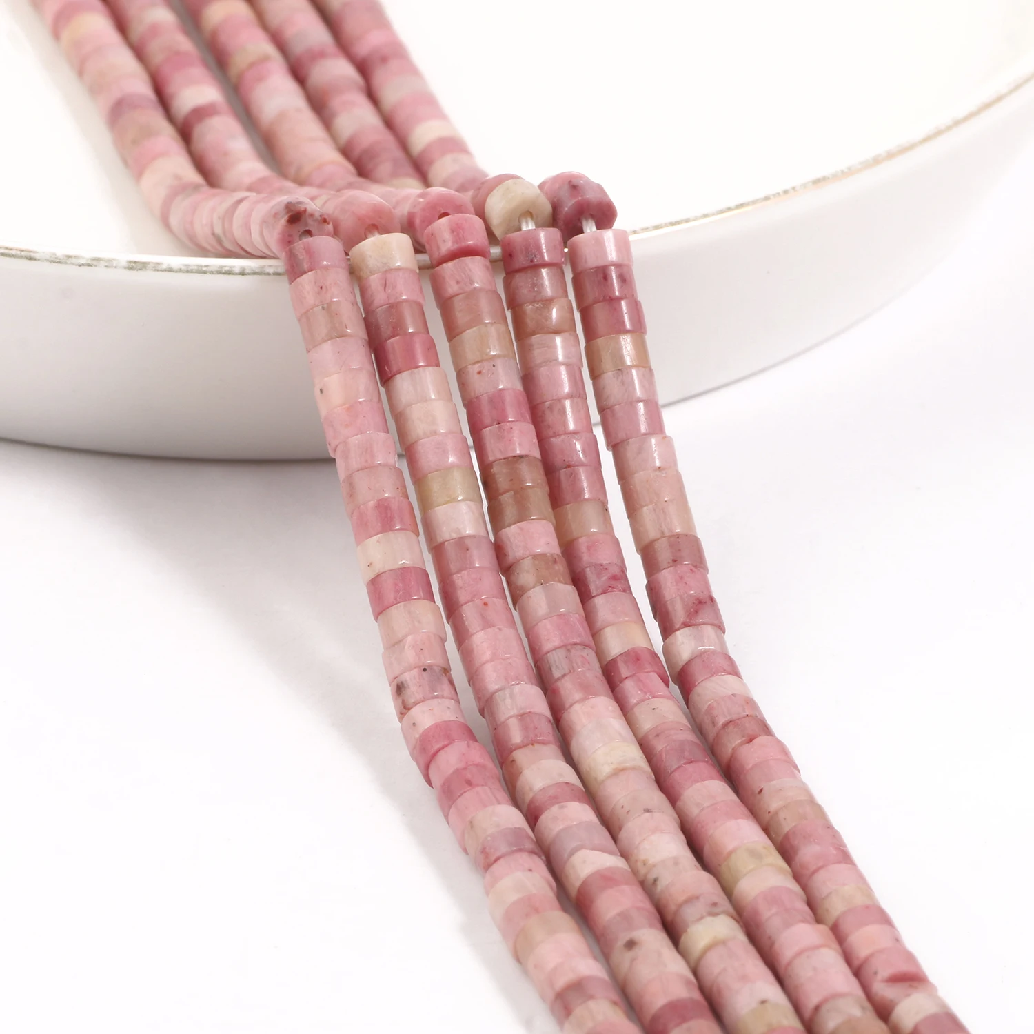 Wholesale DIY Loose Beads Natural Pink Rhodonite Beads 4x2mm Flat Round Disc Shape Beads For Jewelry Making Handmade Material
Wholesale DIY Loose Beads Natural Pink Rhodonite Beads 4x2mm Flat Round Disc Shape Beads For Jewelry Making Handmade Material