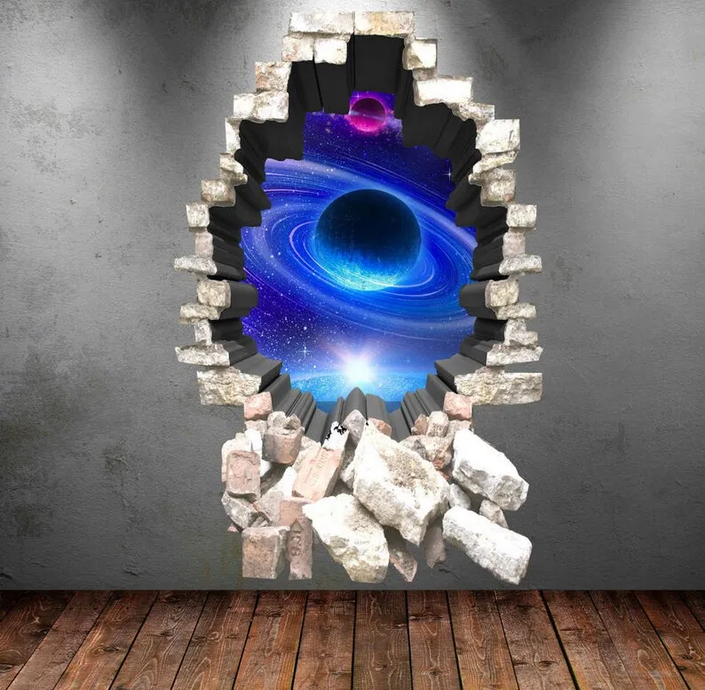 SPACE WALL DECAL, Planets Art Decal, 3D Space Stickers, Kids Room Wall Decor, Removable Peel and Stick Decal, Galaxy Full Color
SPACE WALL DECAL, Planets Art Decal, 3D Space Stickers, Kids Room Wall Decor, Removable Peel and Stick Decal, Galaxy Full Color