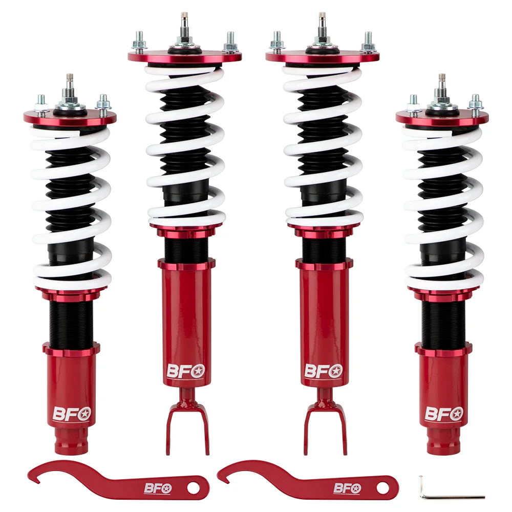 BFO 24-way Регулируемый демпфер Coilover рулонные стойки для Honda Accord Acura CL 1990-1999 комплект подвески
BFO 24-way Регулируемый демпфер Coilover рулонные стойки для Honda Accord Acura CL 1990-1999 комплект подвески
