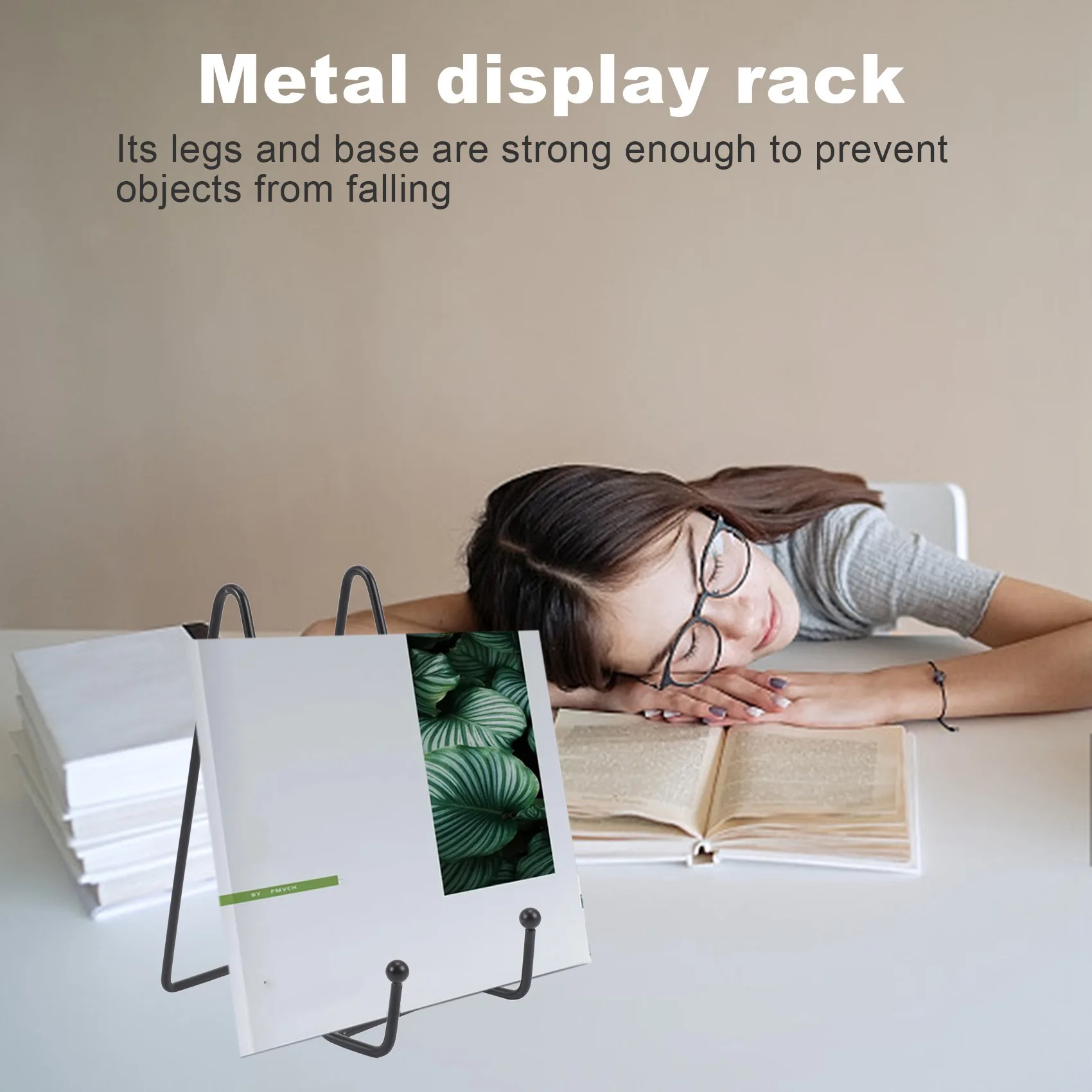 4Pack 6 inch Metal Picture Stand Decorative Plate Holder Display Stands for Photo Frame Easel Artwork Book Tablet,Black
4Pack 6 inch Metal Picture Stand Decorative Plate Holder Display Stands for Photo Frame Easel Artwork Book Tablet,Black