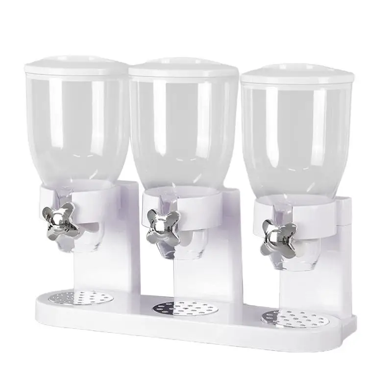 Triple Dry Food Container Three Canister Dry Food Dispenser Cereal Distributor Three Canister Cereal Container Grain Storage For
Triple Dry Food Container Three Canister Dry Food Dispenser Cereal Distributor Three Canister Cereal Container Grain Storage For