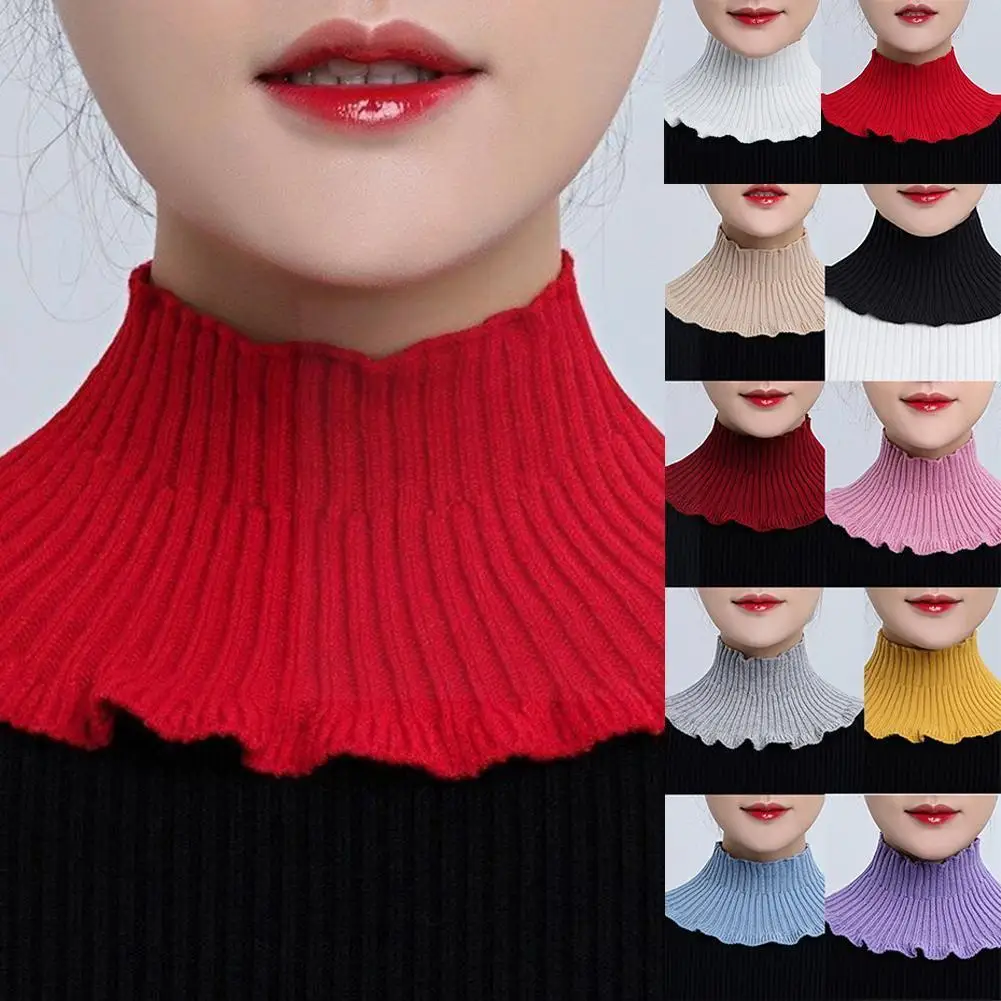 Knitted Turtleneck Fake Collar Detachable Fake Scarf Wrap Winter Warm Windproof Neck Guard Soft Ruffles False Scarf For Wom E4p5
Knitted Turtleneck Fake Collar Detachable Fake Scarf Wrap Winter Warm Windproof Neck Guard Soft Ruffles False Scarf For Wom E4p5