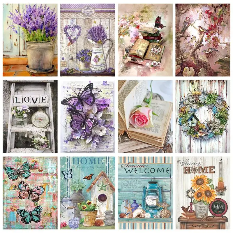 5D DIY Modern Diamond Painting Kits Flower Butterfly Bird Diamond Embroidery Love Wall Art Cross Stitch Living Room Home Decor
5D DIY Modern Diamond Painting Kits Flower Butterfly Bird Diamond Embroidery Love Wall Art Cross Stitch Living Room Home Decor