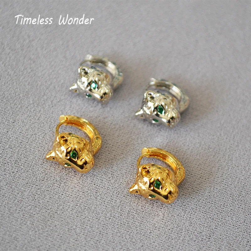 Timeless Wonder Sweet Zirconia Leopard Hoop Earrings for Women Designer Jewelry Gothic Runway Ins Party Cute Gift Rare Kpop 1184
Timeless Wonder Sweet Zirconia Leopard Hoop Earrings for Women Designer Jewelry Gothic Runway Ins Party Cute Gift Rare Kpop 1184