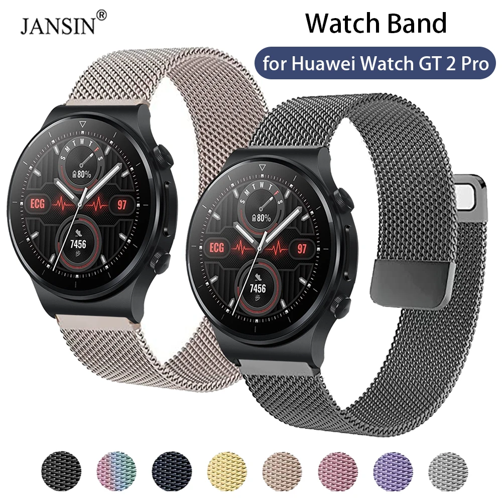 WatchBand for Huawei Watch GT 2 Pro Strap Bracelet Wristband Correa for Huawei Watch GT2 Pro 46mm Replacement Accessories
WatchBand for Huawei Watch GT 2 Pro Strap Bracelet Wristband Correa for Huawei Watch GT2 Pro 46mm Replacement Accessories