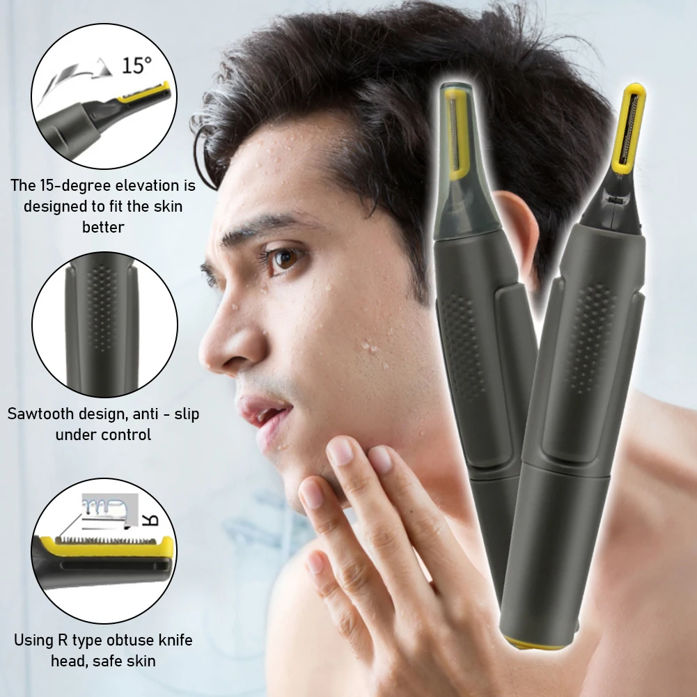 Ultra Thin Precision Trimmer Electric Nose Hair Trimmer Mini Portable Ear Trimmer for Men Nose Hair Shaver Waterproof Safe Clean
Ultra Thin Precision Trimmer Electric Nose Hair Trimmer Mini Portable Ear Trimmer for Men Nose Hair Shaver Waterproof Safe Clean