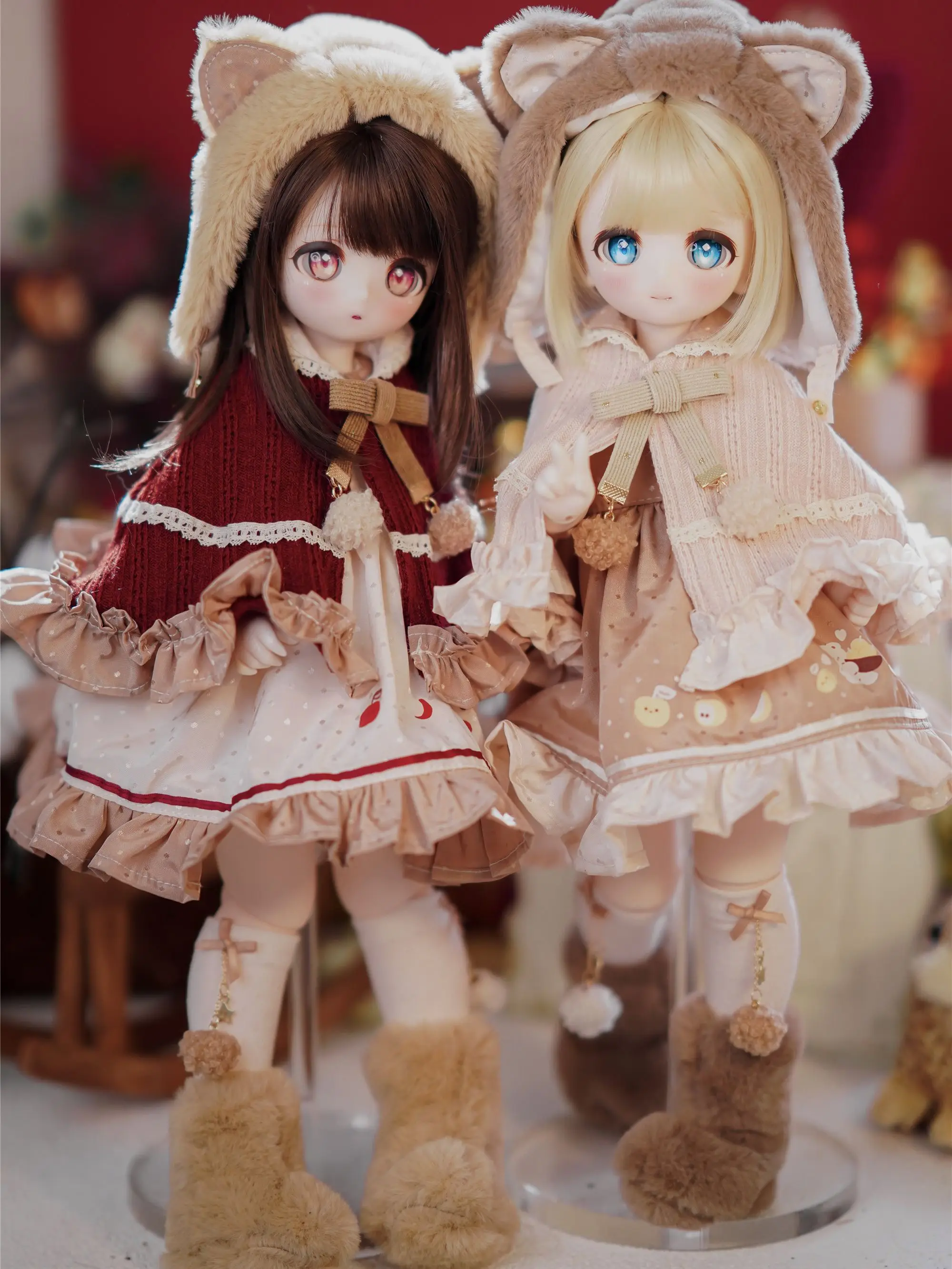 BJD doll clothes for 1/4 size MSD MDD bjd girl clothes cute bear dress clothes doll accessories (six points)
BJD doll clothes for 1/4 size MSD MDD bjd girl clothes cute bear dress clothes doll accessories (six points)